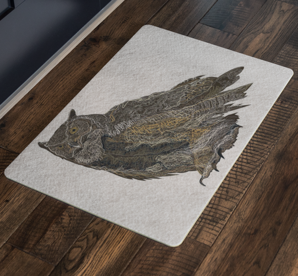 Great Horned Owl Doormat