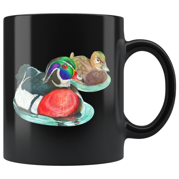 Wood Duck Black 11oz Mug