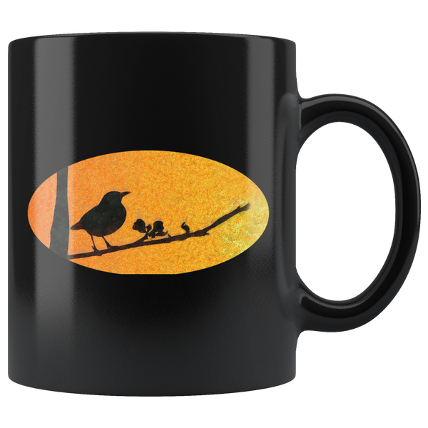 Black Bird Black 11oz Mug