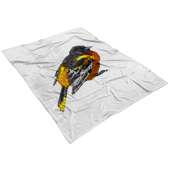 Baltimore Oriole Fleece Blanket