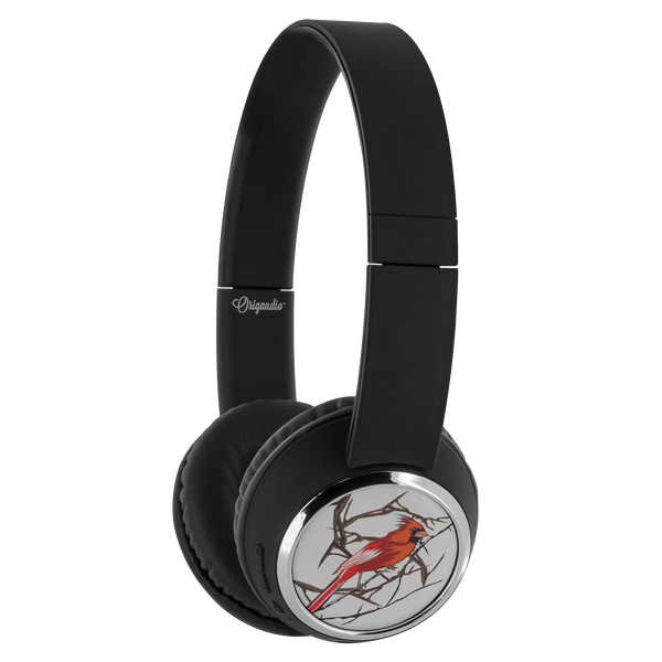 Northern Cardinal Bird Headphones Beebop