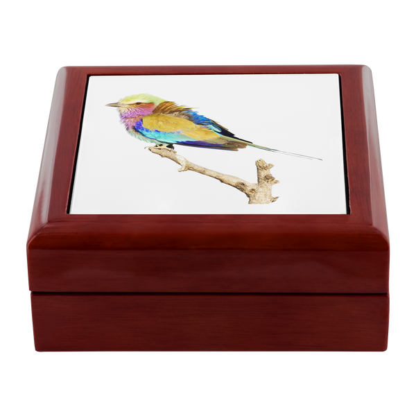 Lilac-breasted Roller Jewelry Box