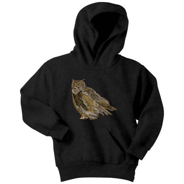 Great Horned Owl Youth Hoodie