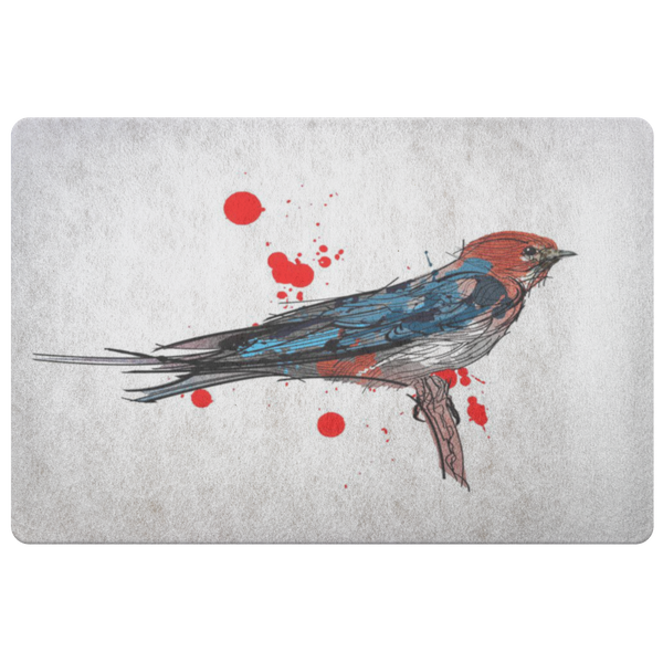 Lesser Striped Swallow Doormat