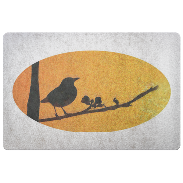 Black Bird Doormat