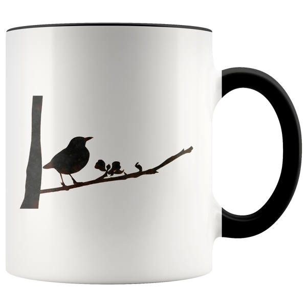 Black Bird Accent Mug