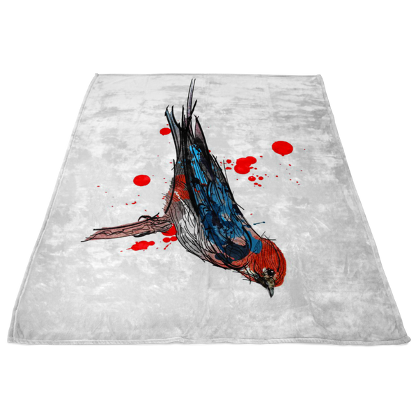 Lesser Striped Swallow Fleece Blanket