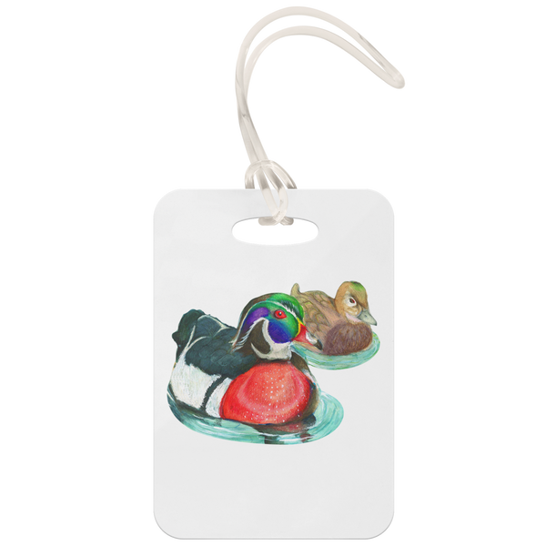 Wood Duck Luggage Tag
