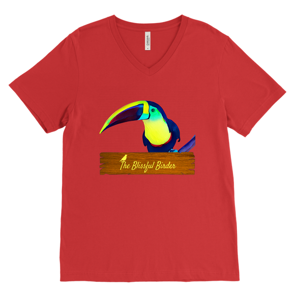 Toucan Canvas Mens V-Neck