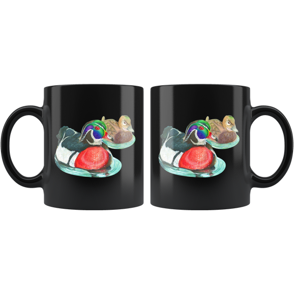 Wood Duck Black 11oz Mug