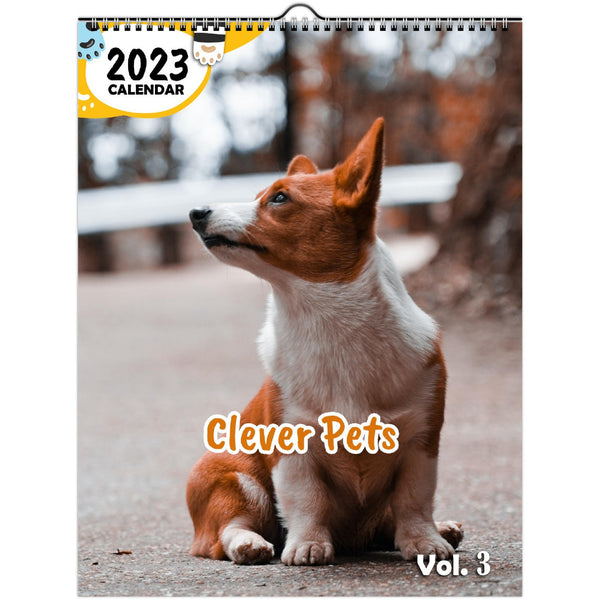 Clever Pets Volume Three: 2023 Wall Calendar