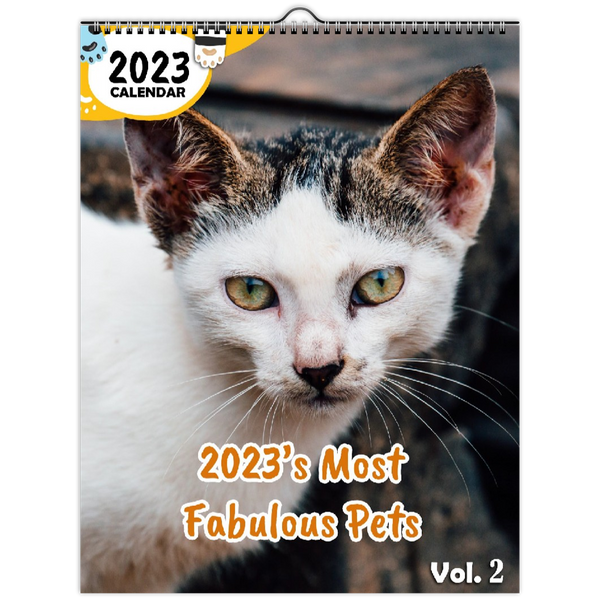 2023's Most Fabulous Pets Volume Two: 2023 Wall Calendar