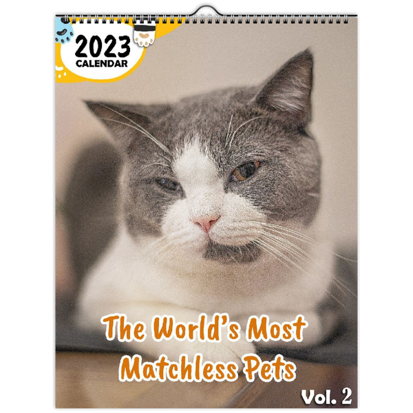 The World's Most Matchless Pets Volume Two: 2023 Wall Calendar