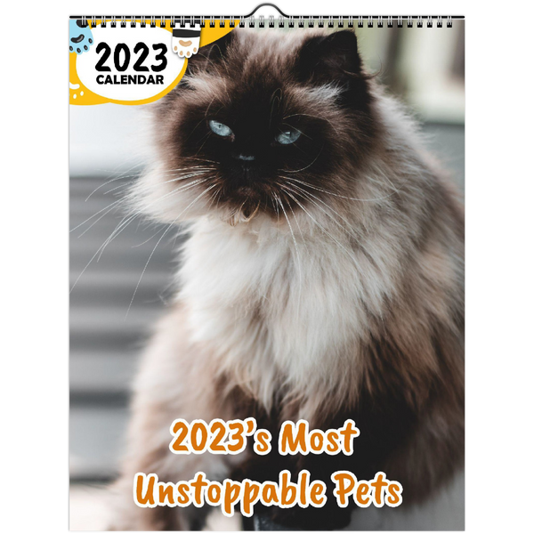 2023's Most Unstoppable Pets: 2023 Wall Calendar