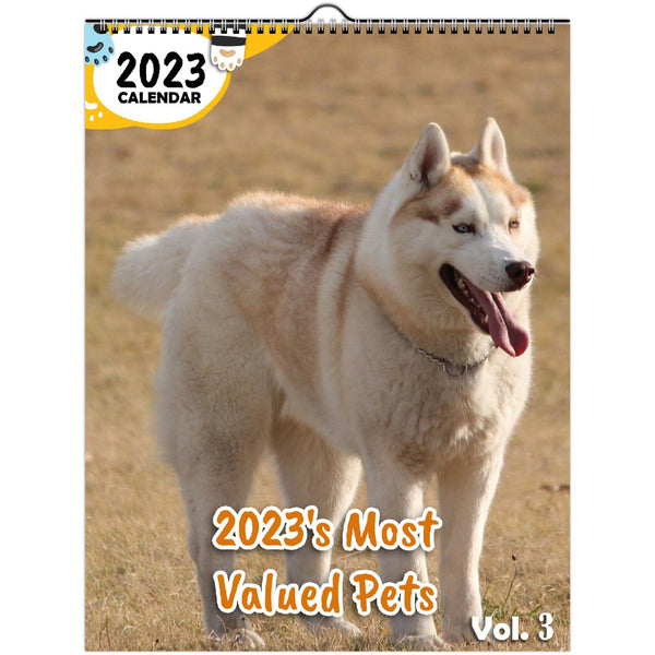 2023's Most Valued Pets Volume Three: 2023 Wall Calendar