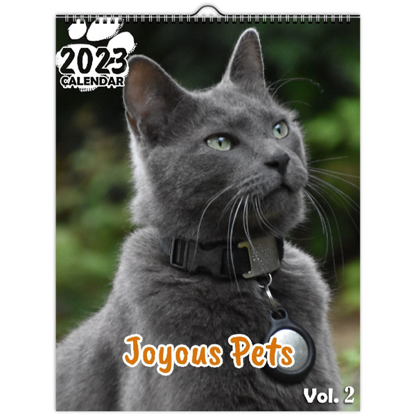 Joyous Pets Volume Two: 2023 Wall Calendar