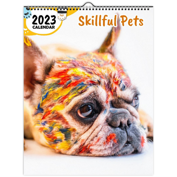 Skillful Pets: 2023 Wall Calendar