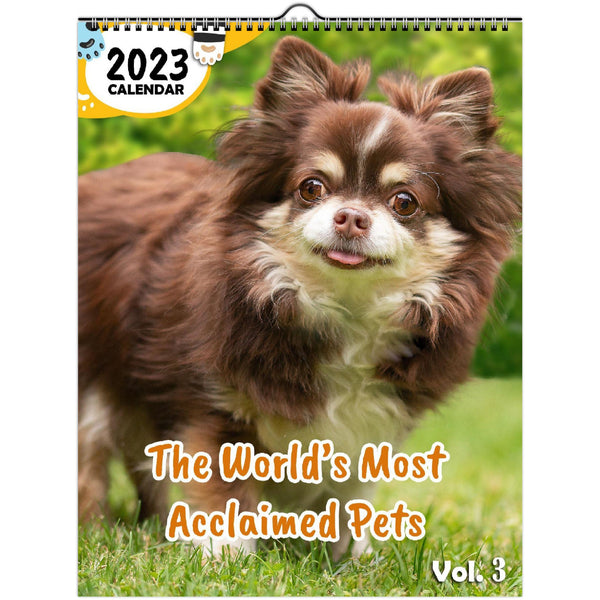 The World's Most Acclaimed Pets Volume Three: 2023 Wall Calendar