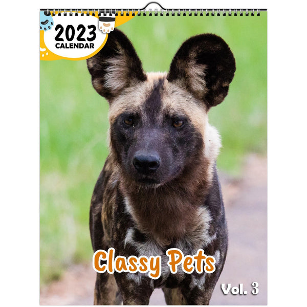 Classy Pets Volume Three: 2023 Wall Calendar