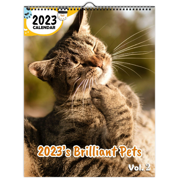 2023's Brilliant Pets Volume Two: 2023 Wall Calendar