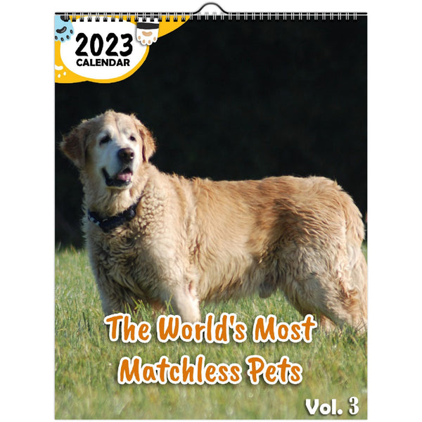 The World's Most Matchless Pets Volume Three: 2023 Wall Calendar