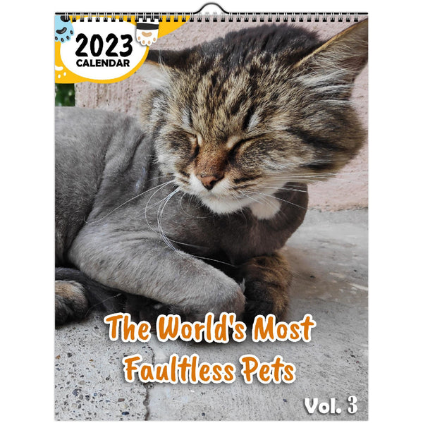 The World's Most Faultless Pets Volume Three: 2023 Wall Calendar