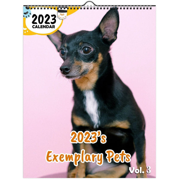 2023's Exemplary Pets Volume Three: 2023 Wall Calendar