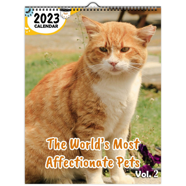 The World's Most Affectionate Pets Volume Two: 2023 Wall Calendar