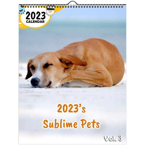 2023's Sublime Pets Volume Three: 2023 Wall Calendar
