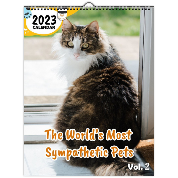 The World's Most Sympathetic Pets Volume Two: 2023 Wall Calendar