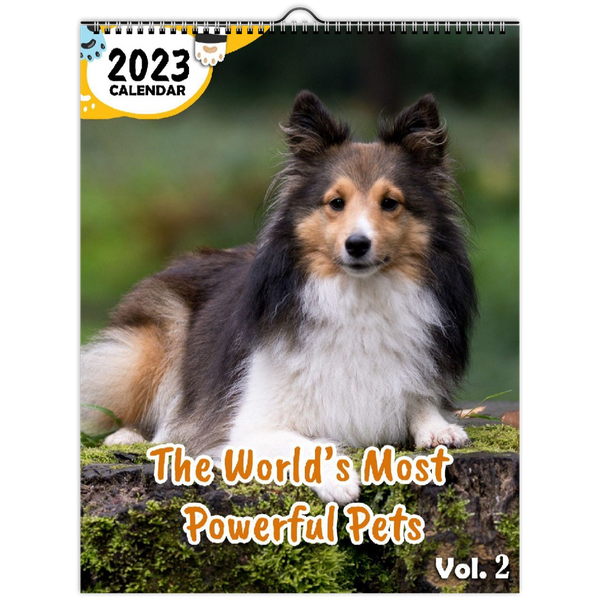 The World's Most Powerful Pets Volume Two: 2023 Wall Calendar
