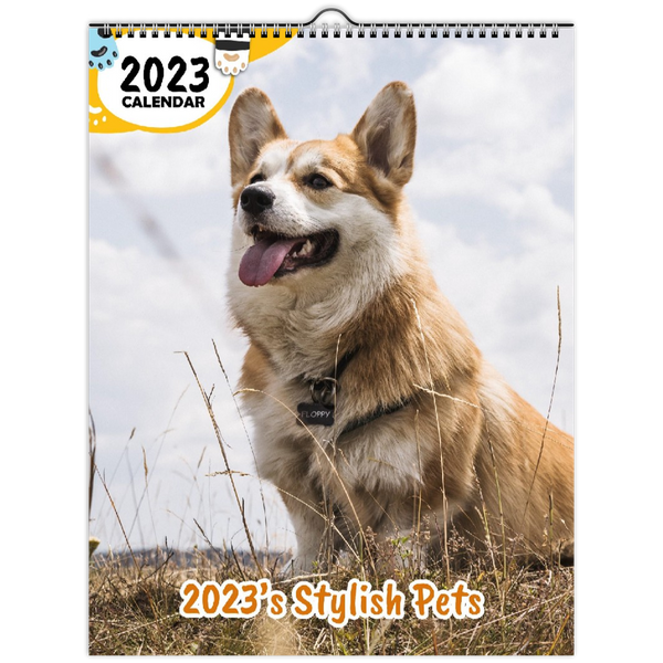 2023's Stylish Pets: 2023 Wall Calendar