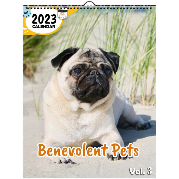 Benevolent Pets Volume Three: 2023 Wall Calendar