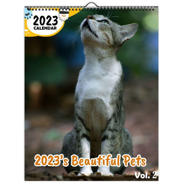 2023's Beautiful Pets Volume Two: 2023 Wall Calendar