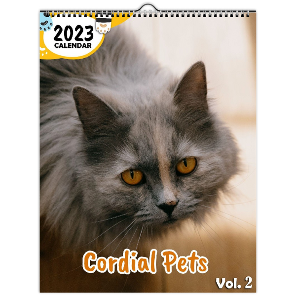 Cordial Pets Volume Two: 2023 Wall Calendar