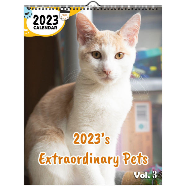 2023's Extraordinary Pets Volume Three: 2023 Wall Calendar