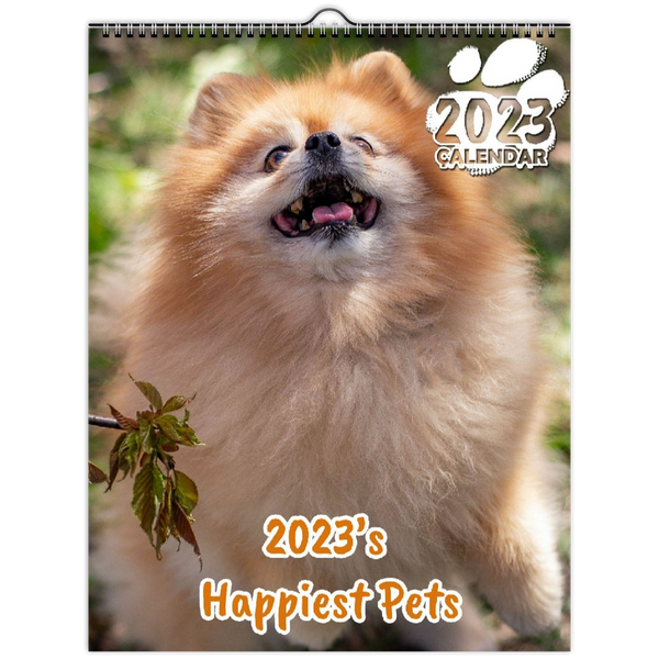 2023's Happiest Pets: 2023 Wall Calendar