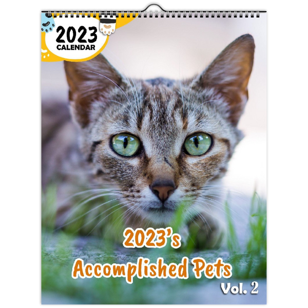 2023's Accomplished Pets Volume Two: 2023 Wall Calendar