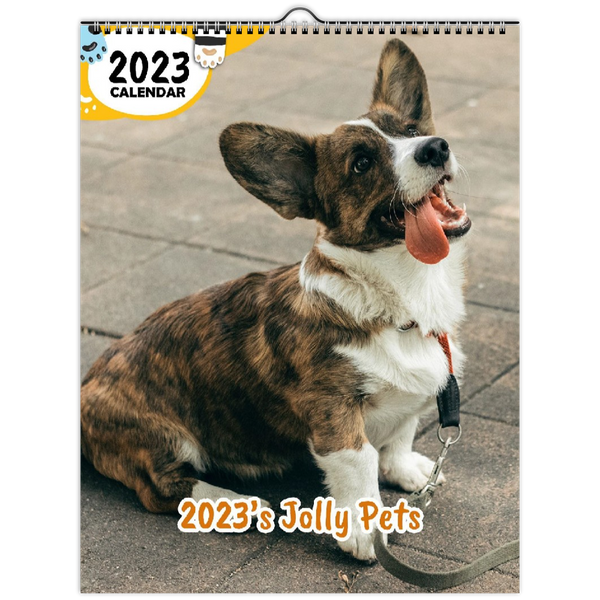 2023's Jolly Pets: 2023 Wall Calendar