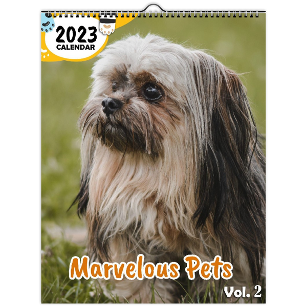 Marvelous Pets Volume Two: 2023 Wall Calendar