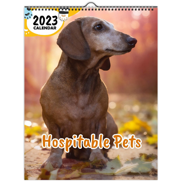 Hospitable Pets: 2023 Wall Calendar