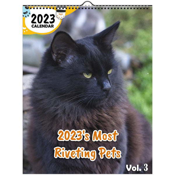 2023's Most Riveting Pets Volume Three: 2023 Wall Calendar