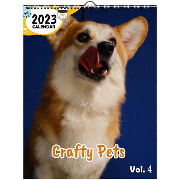 Crafty Pets Volume Four: 2023 Wall Calendar