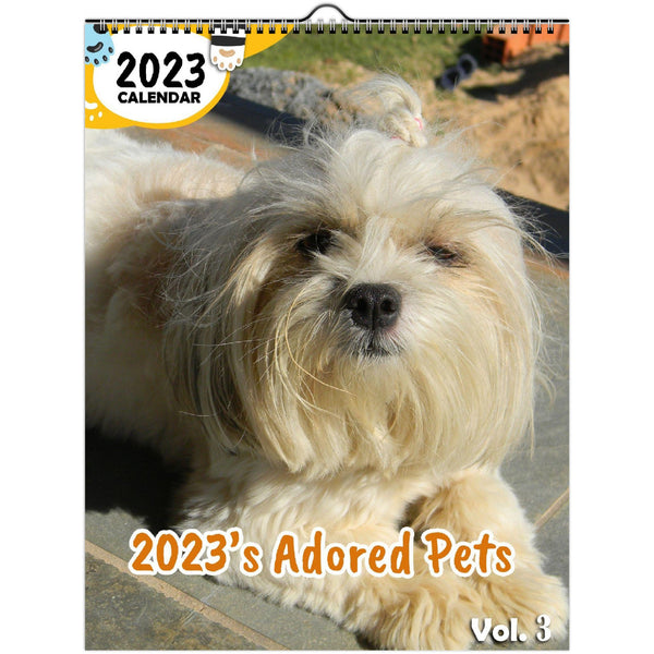 2023's Adored Pets Volume Three: 2023 Wall Calendar