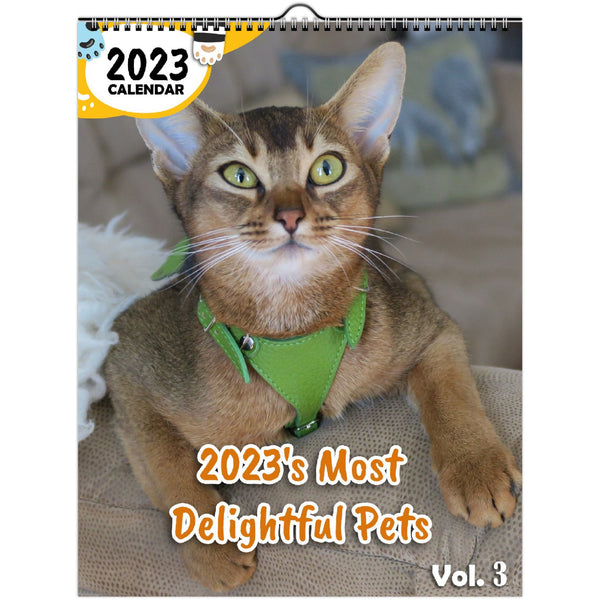 2023's Most Delightful Pets Volume Three: 2023 Wall Calendar