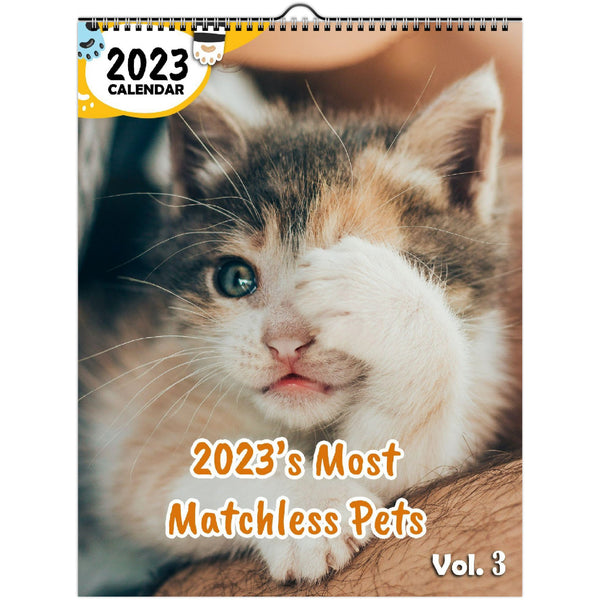 2023's Most Matchless Pets Volume Three: 2023 Wall Calendar