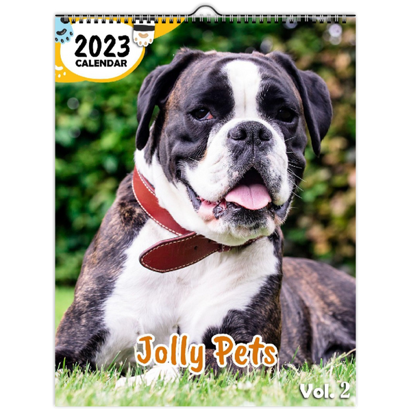 Jolly Pets Volume Two: 2023 Wall Calendar