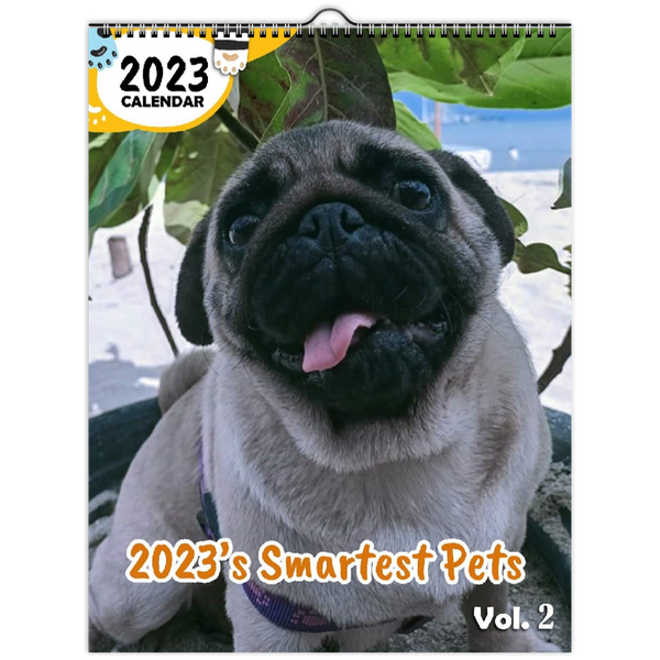 2023's Smartest Pets Volume Two: 2023 Wall Calendar