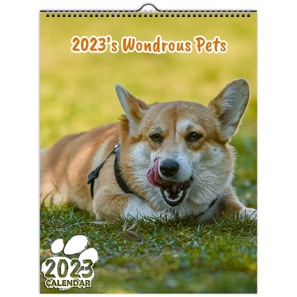 2023's Wondrous Pets: 2023 Wall Calendar