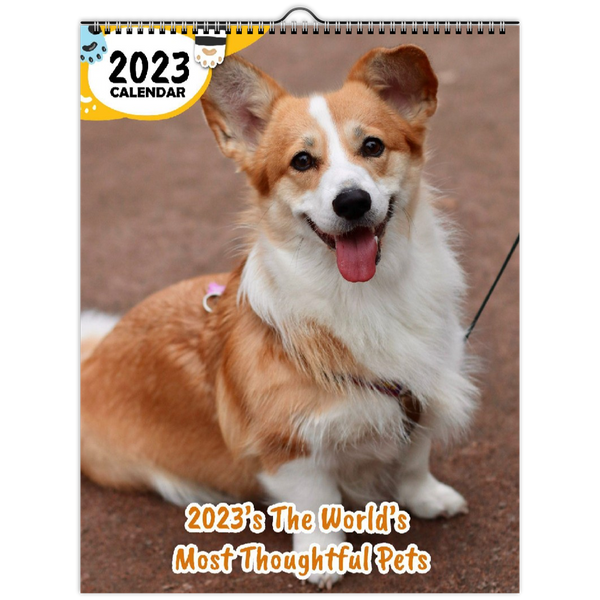 2023's The World's Most Thoughtful Pets: 2023 Wall Calendar